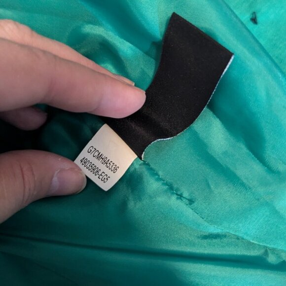 Le Suit Seperates Primary Green Blazer Big Black Buttons Size 8 - Picture 7 of 14